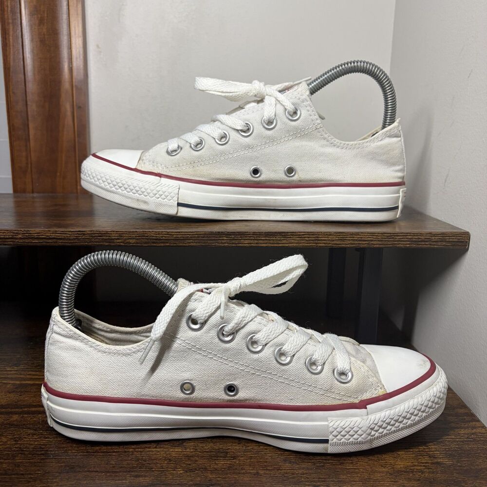 Converse Chuck Taylor All Star M7652 White Low Top Sneakers Womens 7 Mens 5